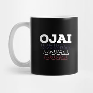 Ojai City USA Retro Vintage Mug